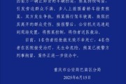 占卜在线重庆一司机因持续鸣笛引发争执 强行驶离致1人死亡4人受伤